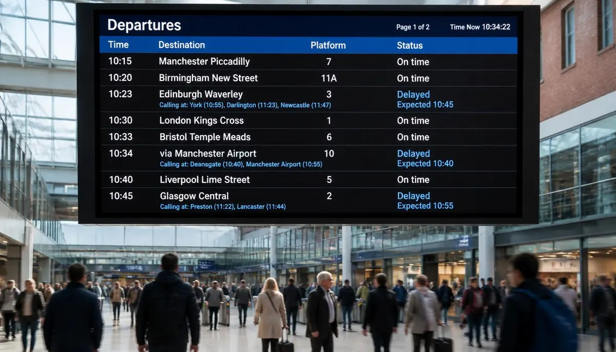 Transportation Digital Signage: Real-Time Schedules, Wayfinding & Passenger Alerts guide cover image