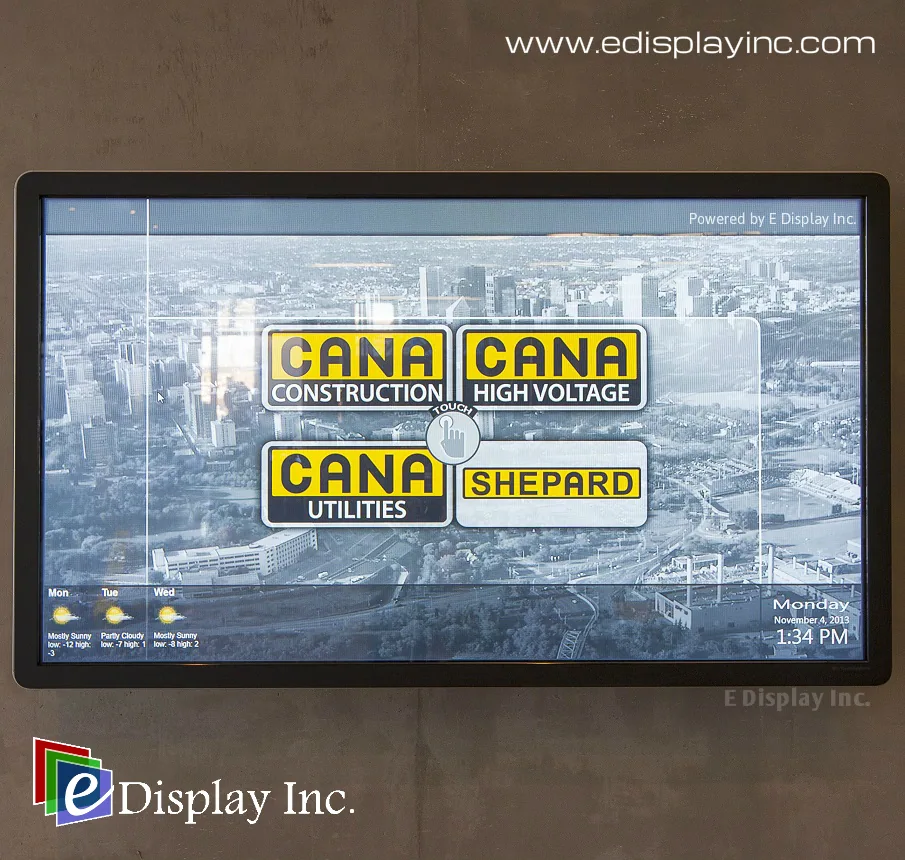 Interactive Touch Screens — CANA Construction