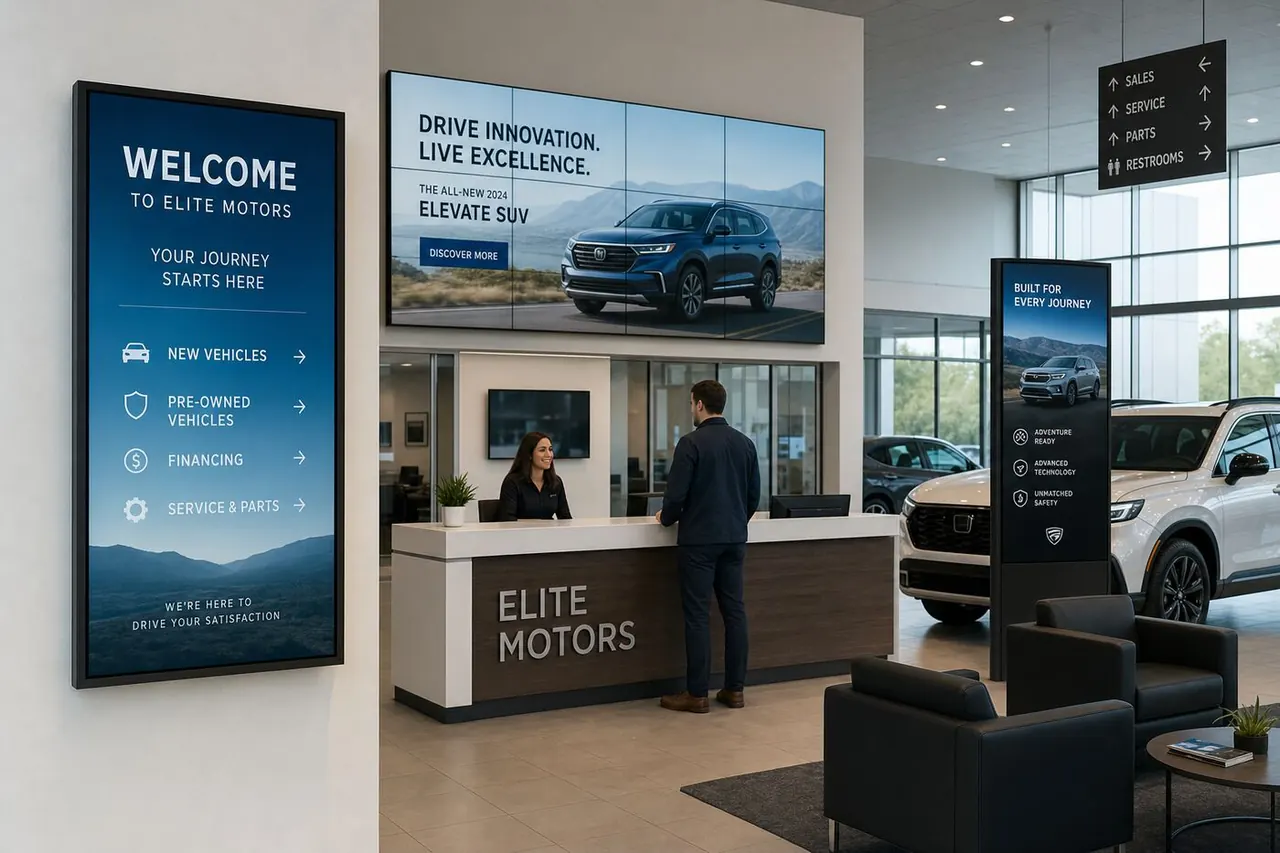 Auto Dealerships digital signage