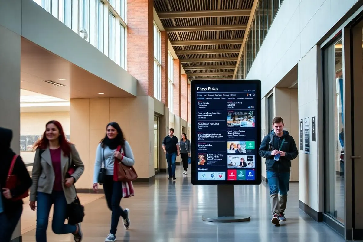 Education digital signage