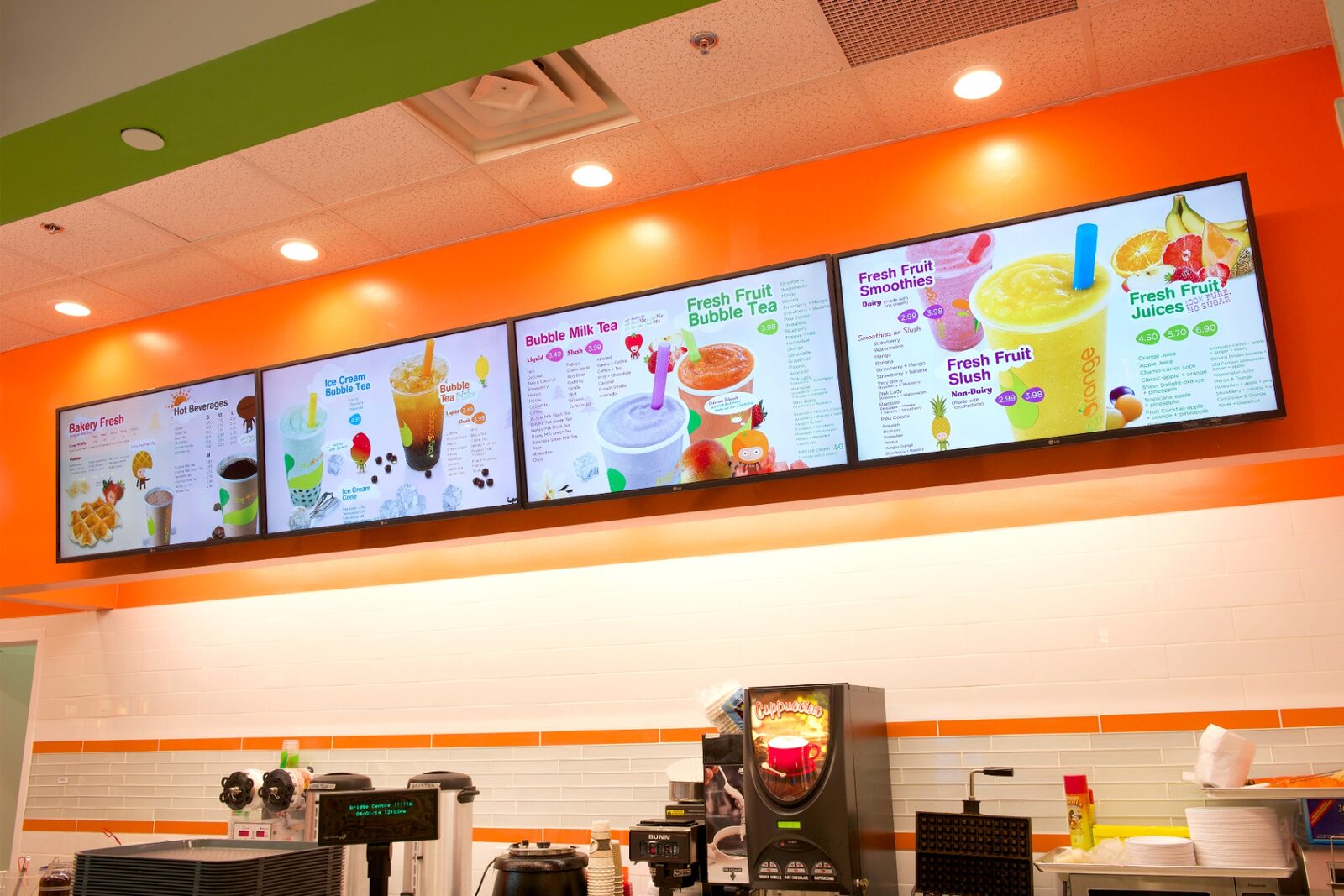 Digital Menu Boards digital signage