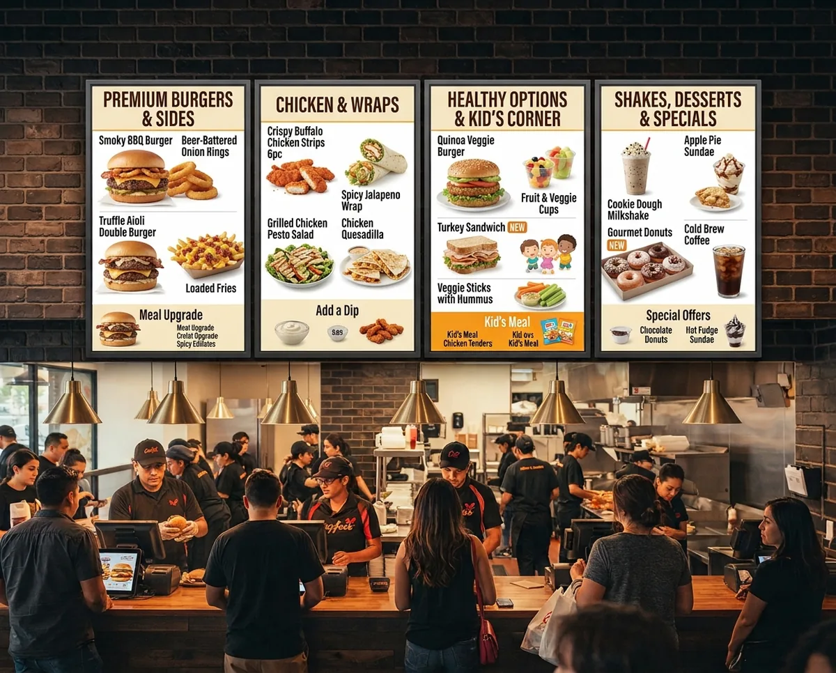 Digital Menu Boards digital signage